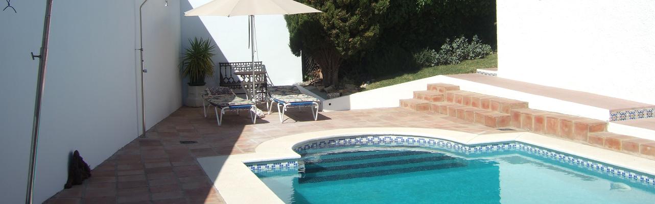Onze mooie, rustig en prive villa met eigen zwembad en nabij het strand