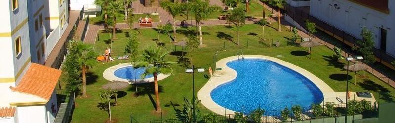 Onze fijne appartement in een mooi complex met een groot zwembad gelegen in Mijas Campo